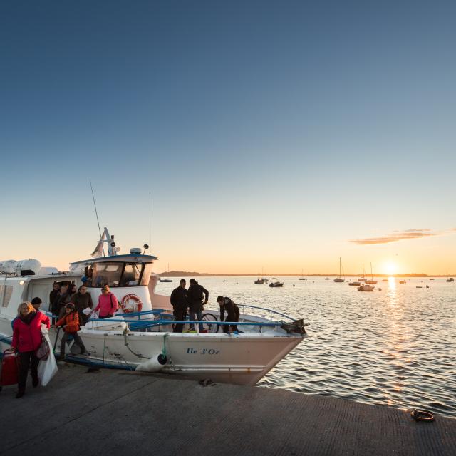 L'ile d'Arz, dans le Golfe du Morbihan